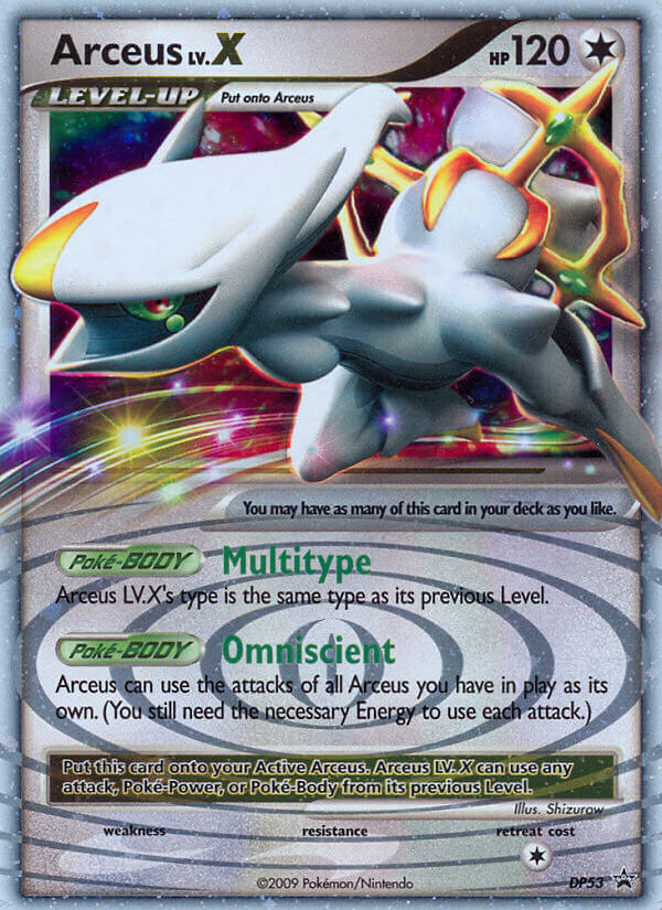 Arceus Lv.X (DP53) [Diamond & Pearl: Black Star Promos] | Odin's Place