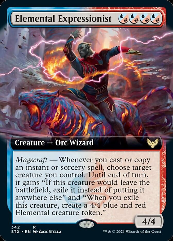 Elemental Expressionist (Extended Art) [Strixhaven: School of Mages] | Odin's Place