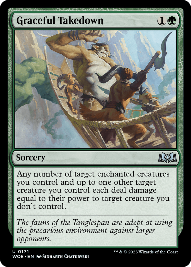 Graceful Takedown [Wilds of Eldraine] | Odin's Place