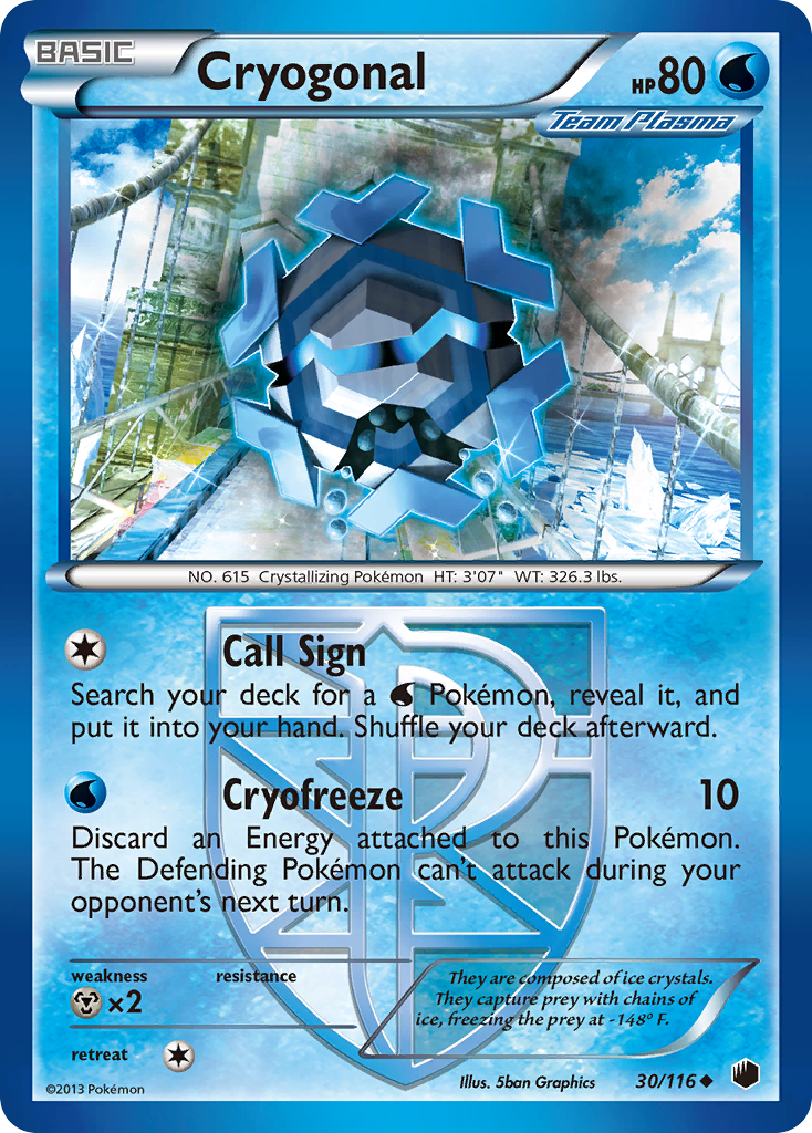 Cryogonal (30/116) [Black & White: Plasma Freeze] | Odin's Place
