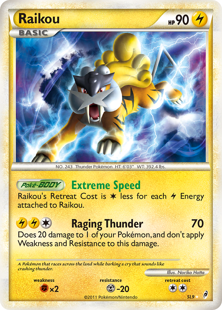 Raikou (SL9) [HeartGold & SoulSilver: Call of Legends] | Odin's Place