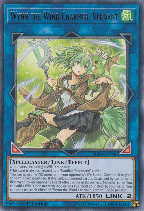 Wynn the Wind Charmer, Verdant [RIRA-EN046] Rare | Odin's Place