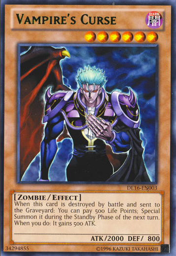 Vampire's Curse (Green) [DL16-EN003] Rare | Odin's Place