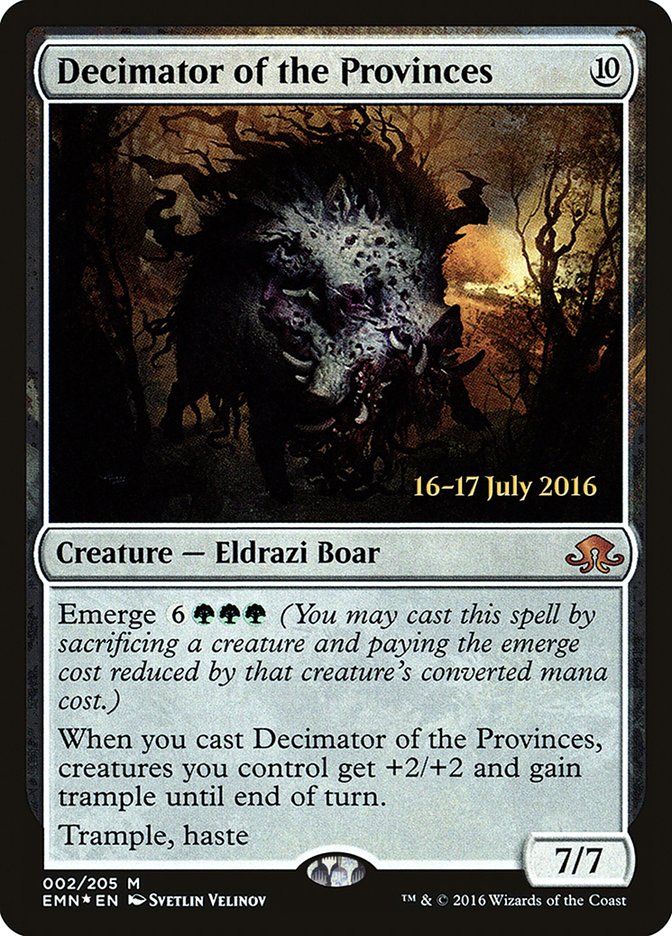 Decimator of the Provinces (2) [Eldritch Moon Prerelease Promos] | Odin's Place