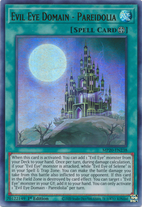 Evil Eye Domain - Pareidolia [MP20-EN238] Ultra Rare | Odin's Place