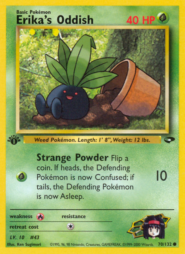 Erika's Oddish (70/132) [Gym Challenge 1st Edition] | Odin's Place