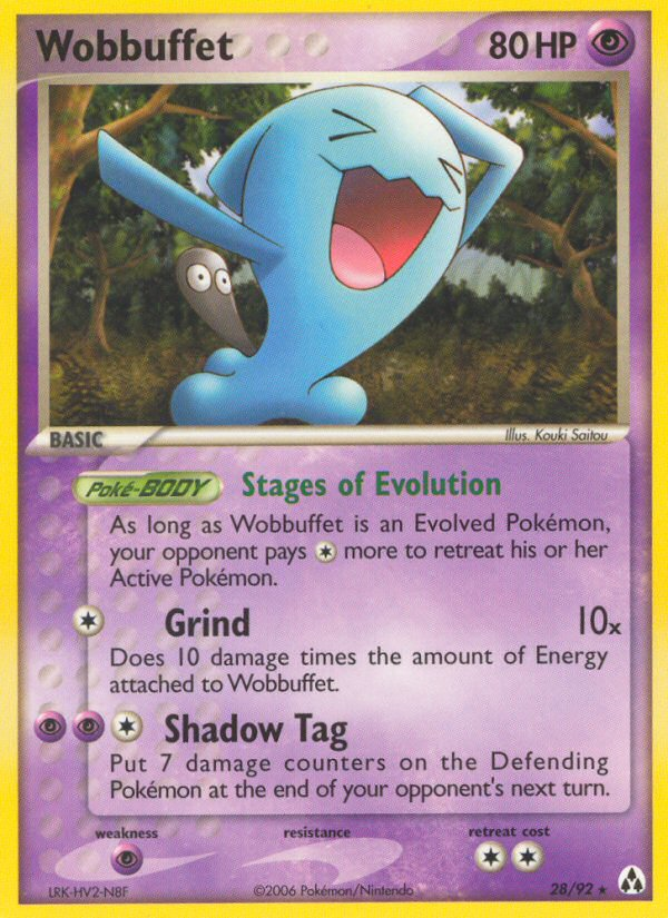 Wobbuffet (28/92) [EX: Legend Maker] | Odin's Place