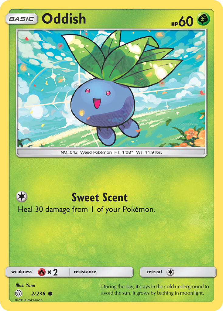 Oddish (2/236) [Sun & Moon: Cosmic Eclipse] | Odin's Place