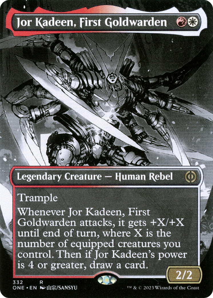 Jor Kadeen, First Goldwarden (Borderless Manga) [Phyrexia: All Will Be One] | Odin's Place