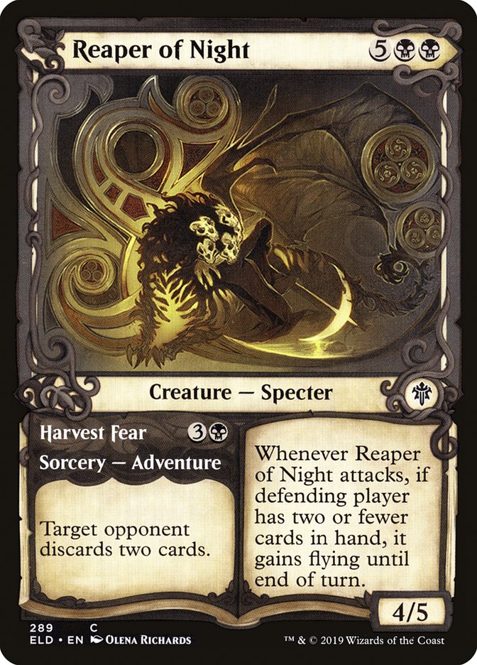Reaper of Night // Harvest Fear (Showcase) [Throne of Eldraine] | Odin's Place