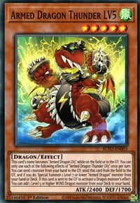 Armed Dragon Thunder LV5 [BLVO-EN003] Super Rare | Odin's Place