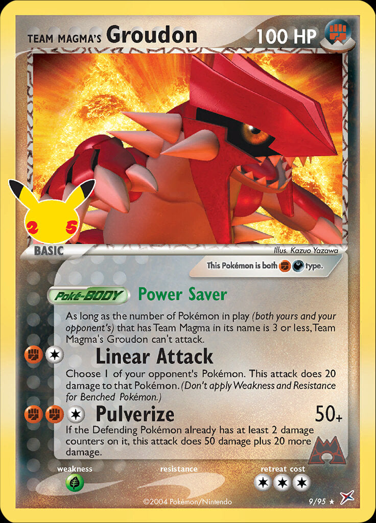 Team Magma's Groudon (9/95) [Celebrations: 25th Anniversary - Classic Collection] | Odin's Place