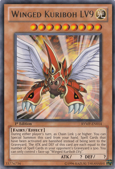 Winged Kuriboh LV9 [RYMP-EN014] Rare | Odin's Place