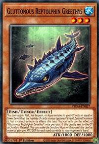 Gluttonous Reptolphin Greethys [PHRA-EN027] Common | Odin's Place