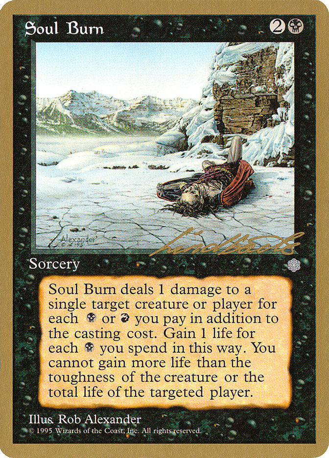 Soul Burn (Leon Lindback) [Pro Tour Collector Set] | Odin's Place
