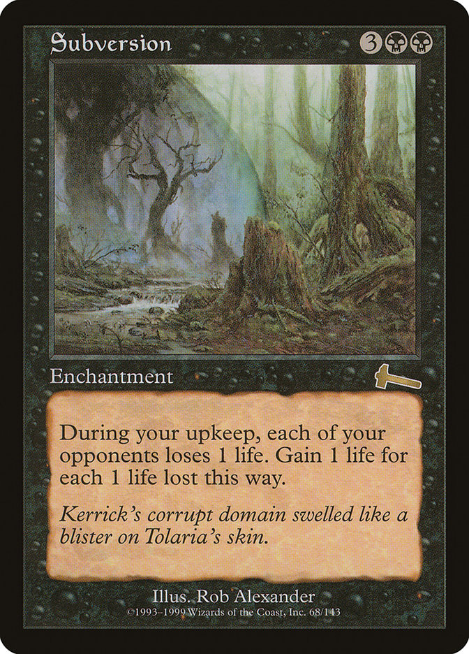 Subversion (68) [Urza's Legacy] | Odin's Place