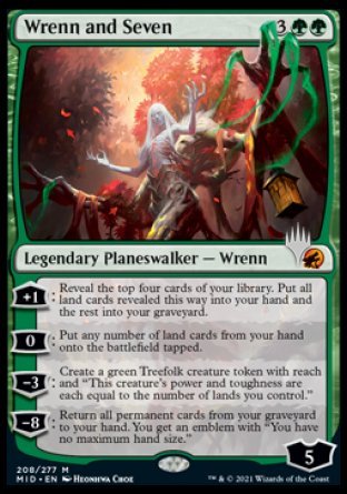 Wrenn and Seven (Promo Pack) [Innistrad: Midnight Hunt Promos] | Odin's Place