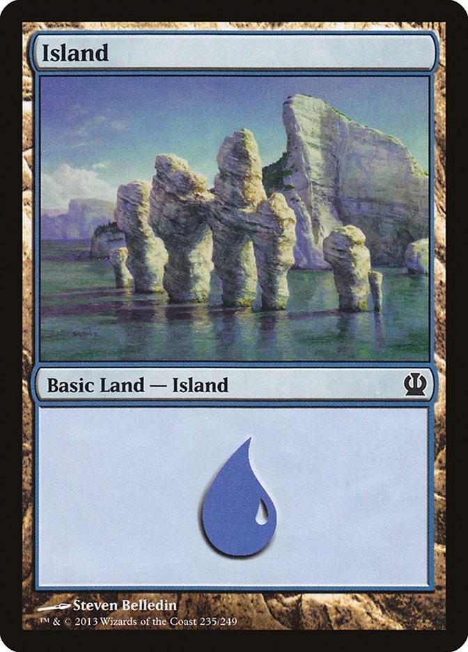 Island (235) [Theros] | Odin's Place