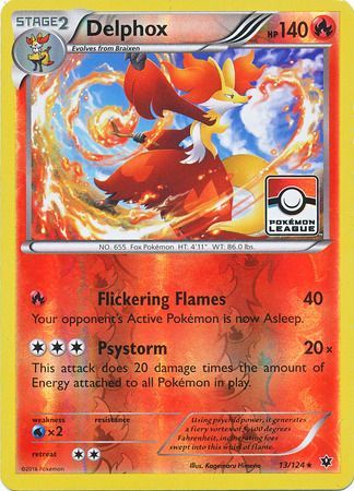 Delphox (13/124) (League Promo) [XY: Fates Collide] | Odin's Place