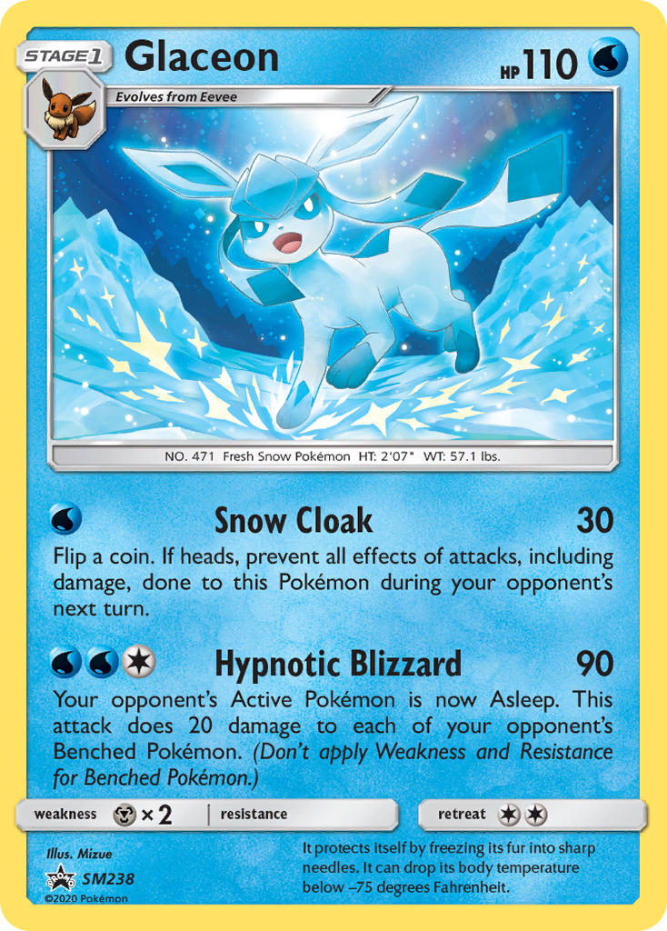 Glaceon (SM238) [Sun & Moon: Black Star Promos] | Odin's Place