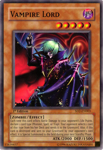 Vampire Lord [SD2-EN003] Common | Odin's Place