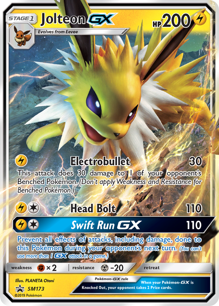 Jolteon GX (SM173) [Sun & Moon: Black Star Promos] | Odin's Place