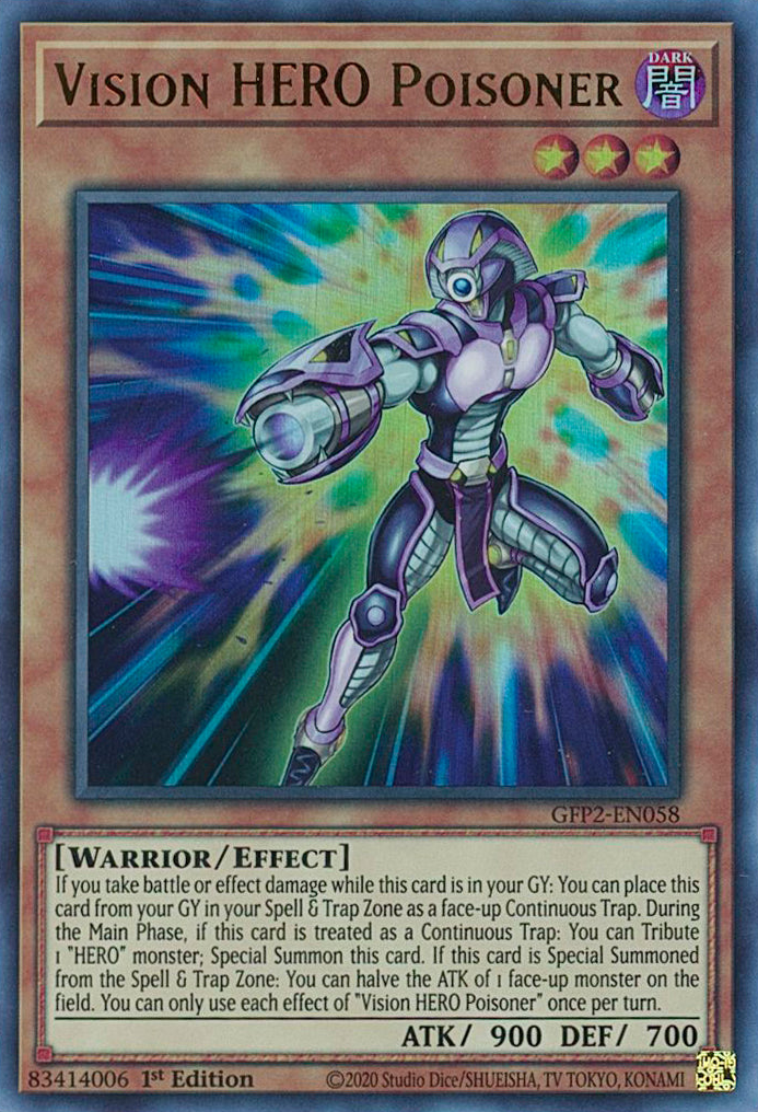Vision HERO Poisoner [GFP2-EN058] Ultra Rare | Odin's Place