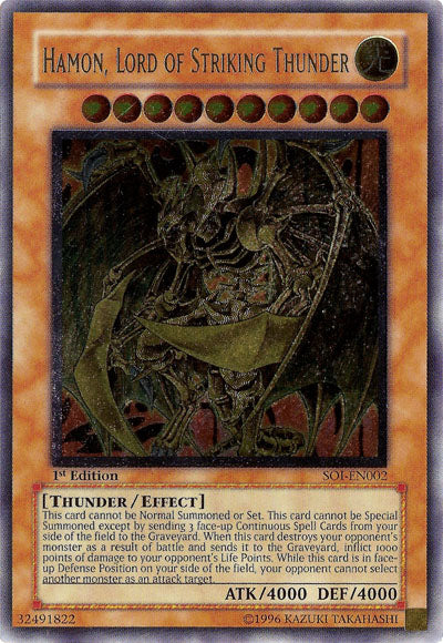 Hamon, Lord of Striking Thunder (UTR) [SOI-EN002] Ultimate Rare | Odin's Place