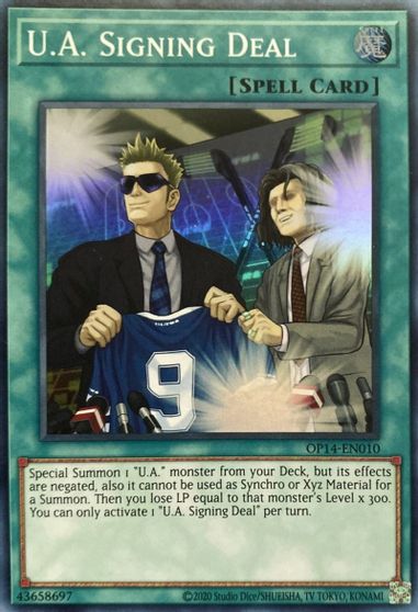U.A. Signing Deal [OP14-EN010] Super Rare | Odin's Place