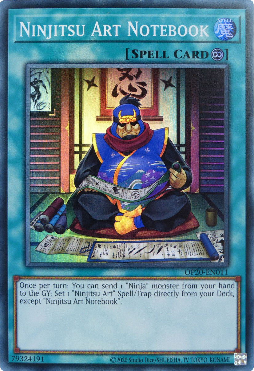 Ninjitsu Art Notebook [OP20-EN011] Super Rare | Odin's Place