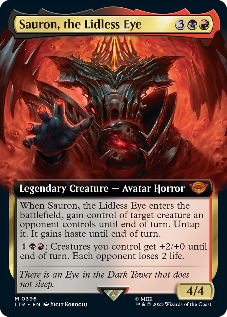 Sauron, the Lidless Eye (Extended Art) [The Lord of the Rings: Tales of Middle-Earth] | Odin's Place