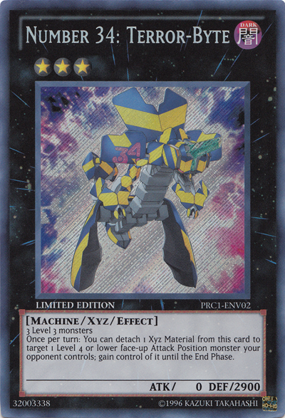Number 34: Terror-Byte [PRC1-ENV02] Secret Rare | Odin's Place