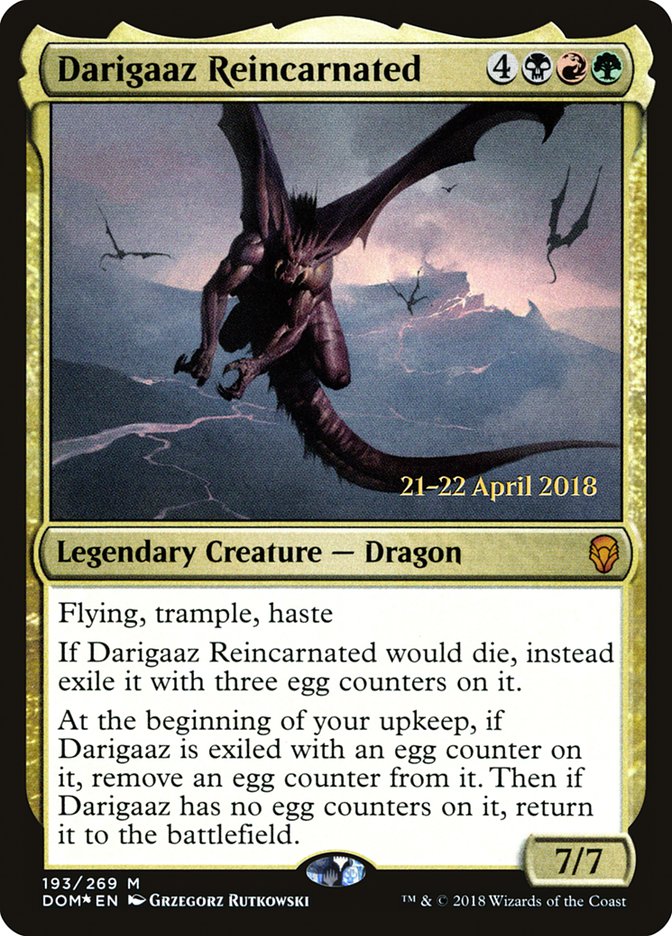 Darigaaz Reincarnated (193) [Dominaria Prerelease Promos] | Odin's Place