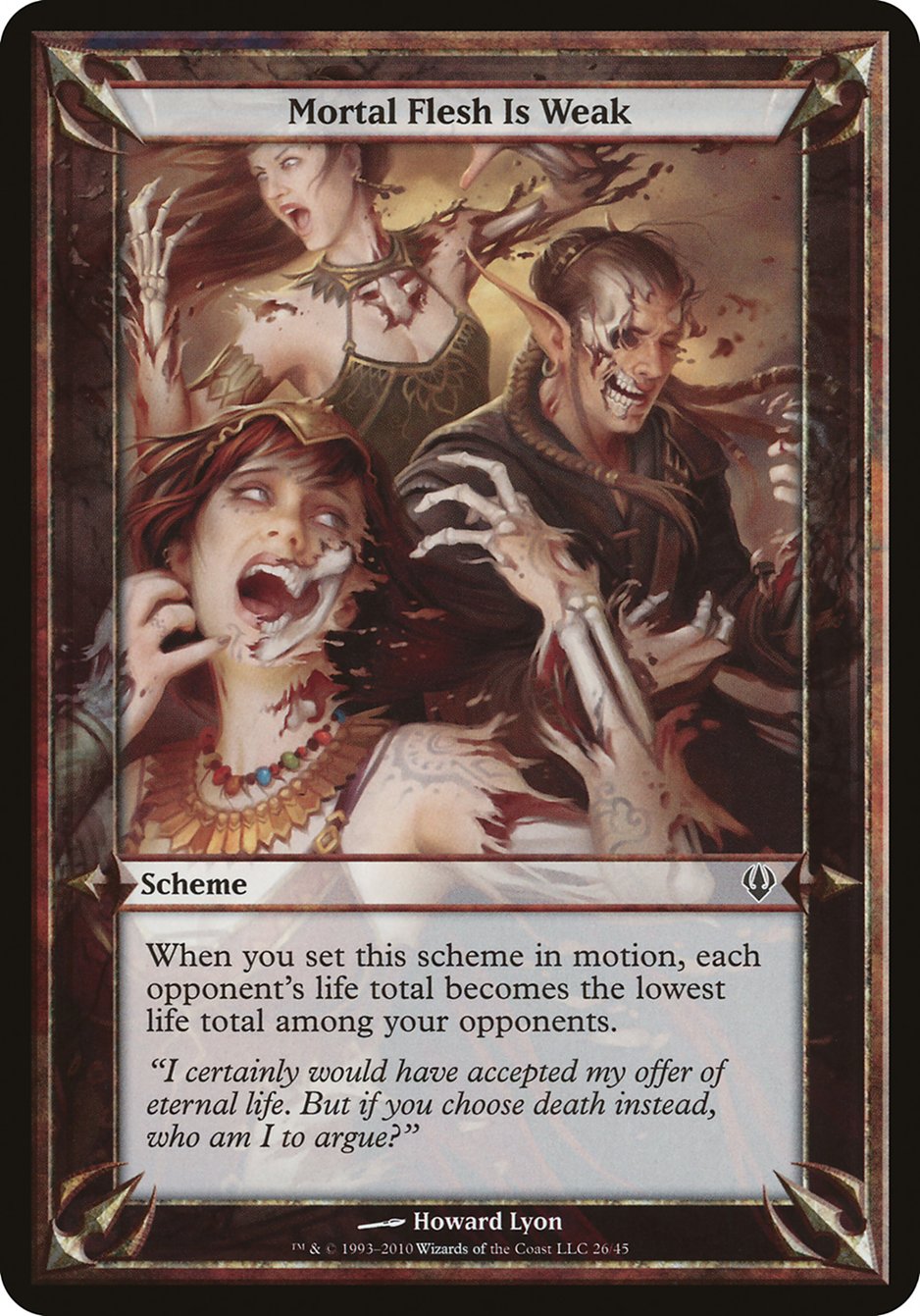 Mortal Flesh Is Weak (Schemes) [Archenemy Schemes] | Odin's Place
