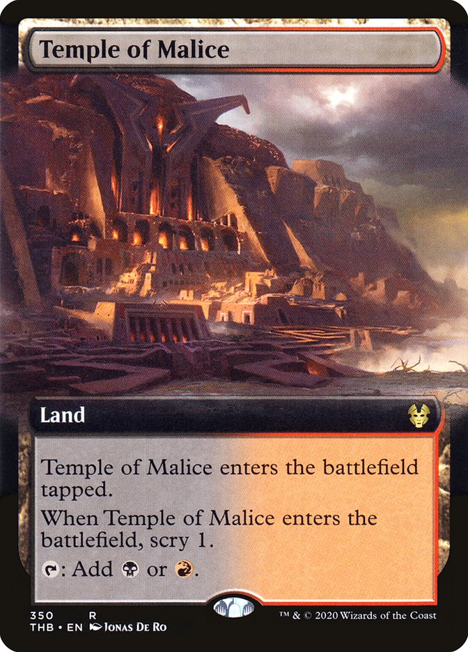 Temple of Malice (Extended Art) [Theros Beyond Death] | Odin's Place