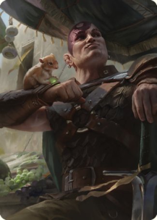 Minsc & Boo, Timeless Heroes Art Card (38) [Commander Legends: Battle for Baldur's Gate Art Series] | Odin's Place