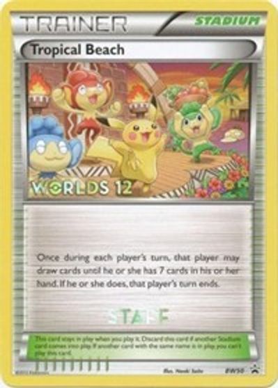 Tropical Beach (BW50) (Staff) [Black & White: Black Star Promos] | Odin's Place