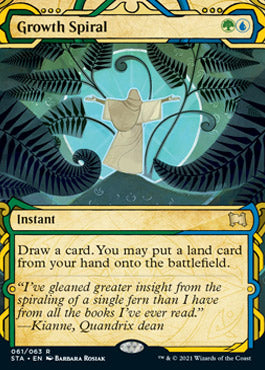 Growth Spiral (Foil Etched) [Strixhaven: School of Mages Mystical Archive] | Odin's Place
