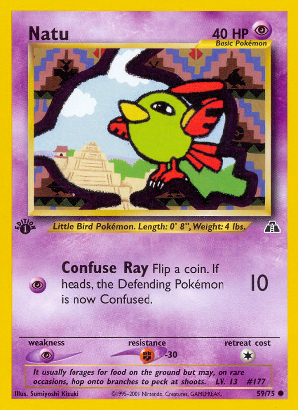 Natu (59/75) [Neo Discovery 1st Edition] | Odin's Place