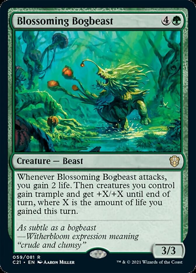 Blossoming Bogbeast [Commander 2021] | Odin's Place