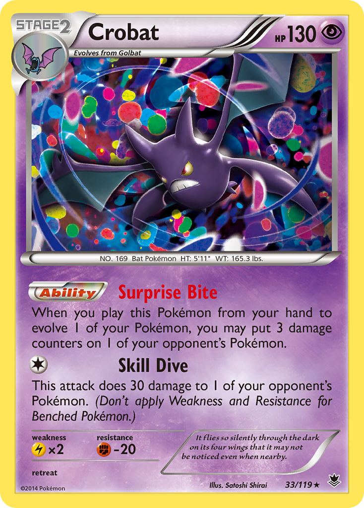 Crobat (33/119) [XY: Phantom Forces] | Odin's Place