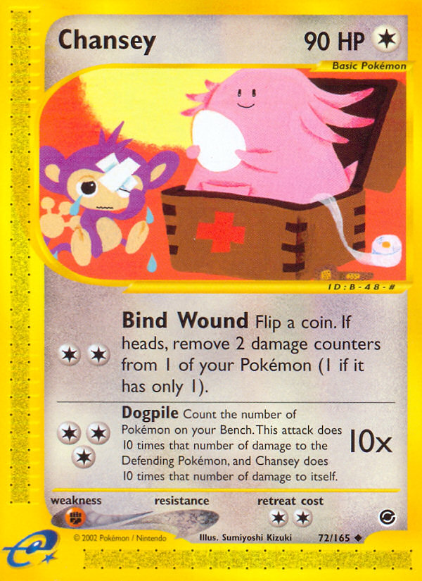 Chansey (72/165) [Expedition: Base Set] | Odin's Place