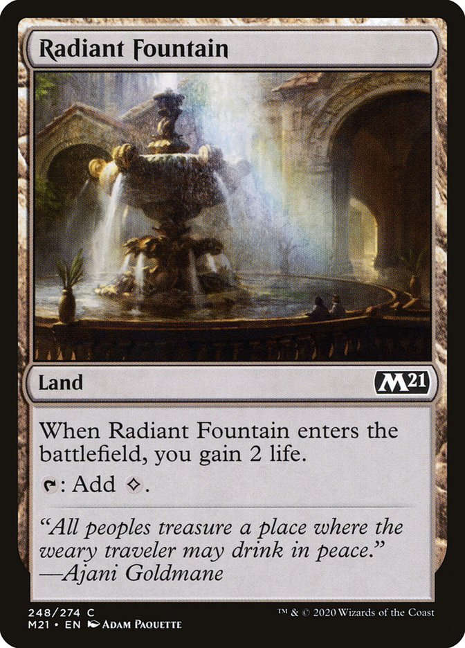 Radiant Fountain [Core Set 2021] | Odin's Place