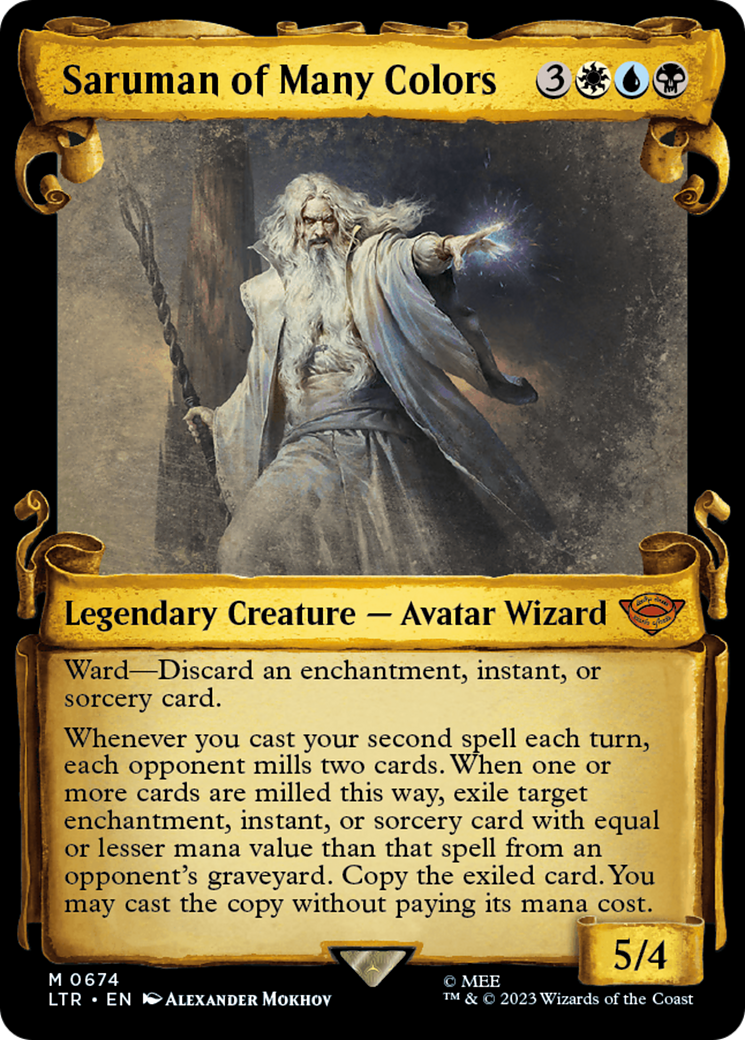Saruman of Many Colors [The Lord of the Rings: Tales of Middle-Earth Showcase Scrolls] | Odin's Place