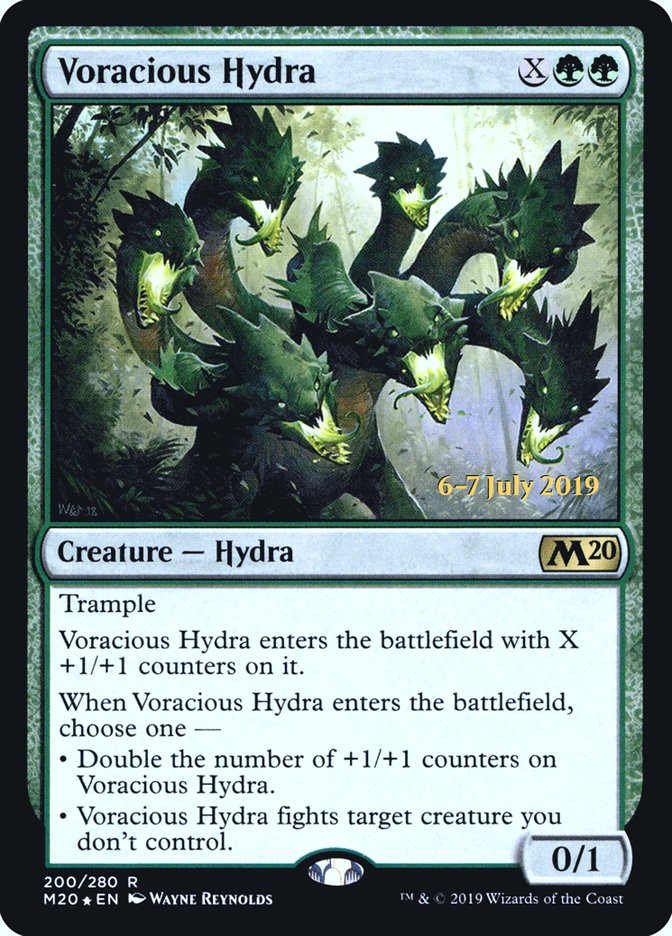 Voracious Hydra [Core Set 2020 Prerelease Promos] | Odin's Place