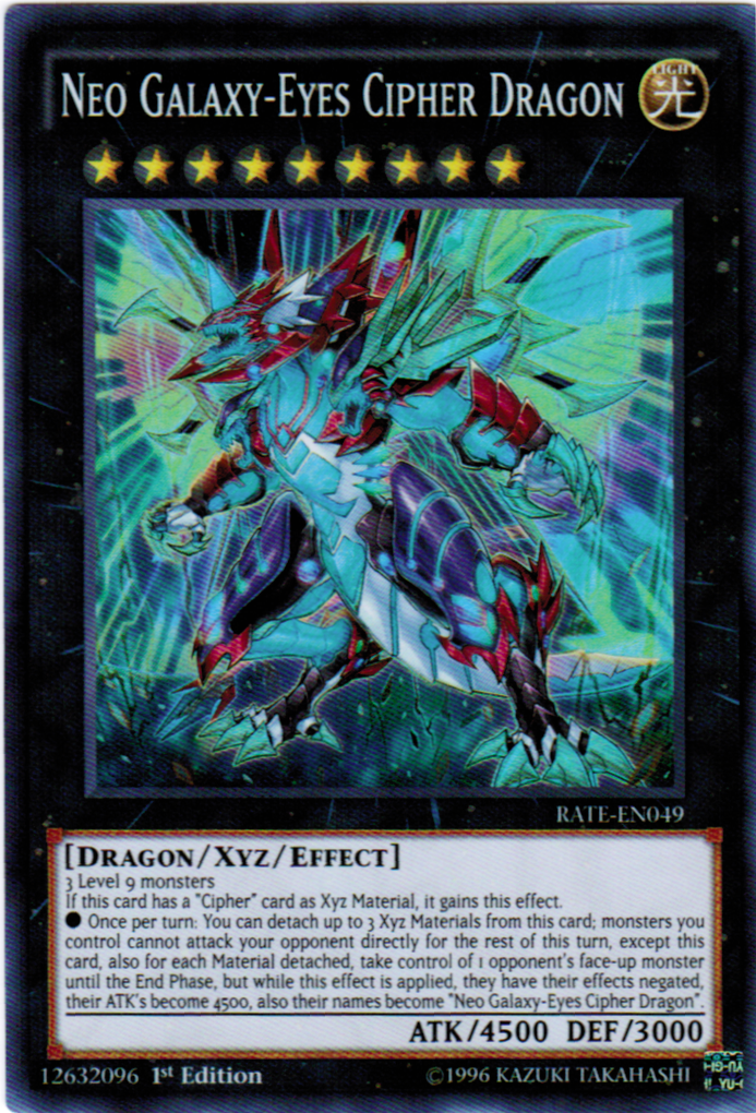 Neo Galaxy-Eyes Cipher Dragon [RATE-EN049] Super Rare | Odin's Place