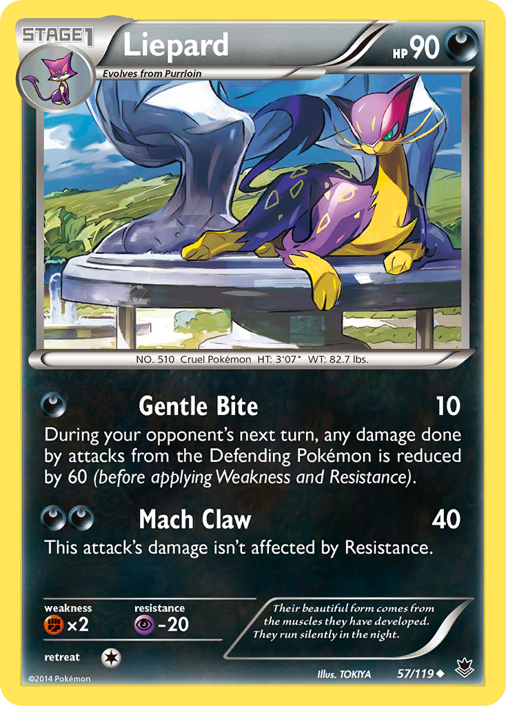 Liepard (57/119) [XY: Phantom Forces] | Odin's Place