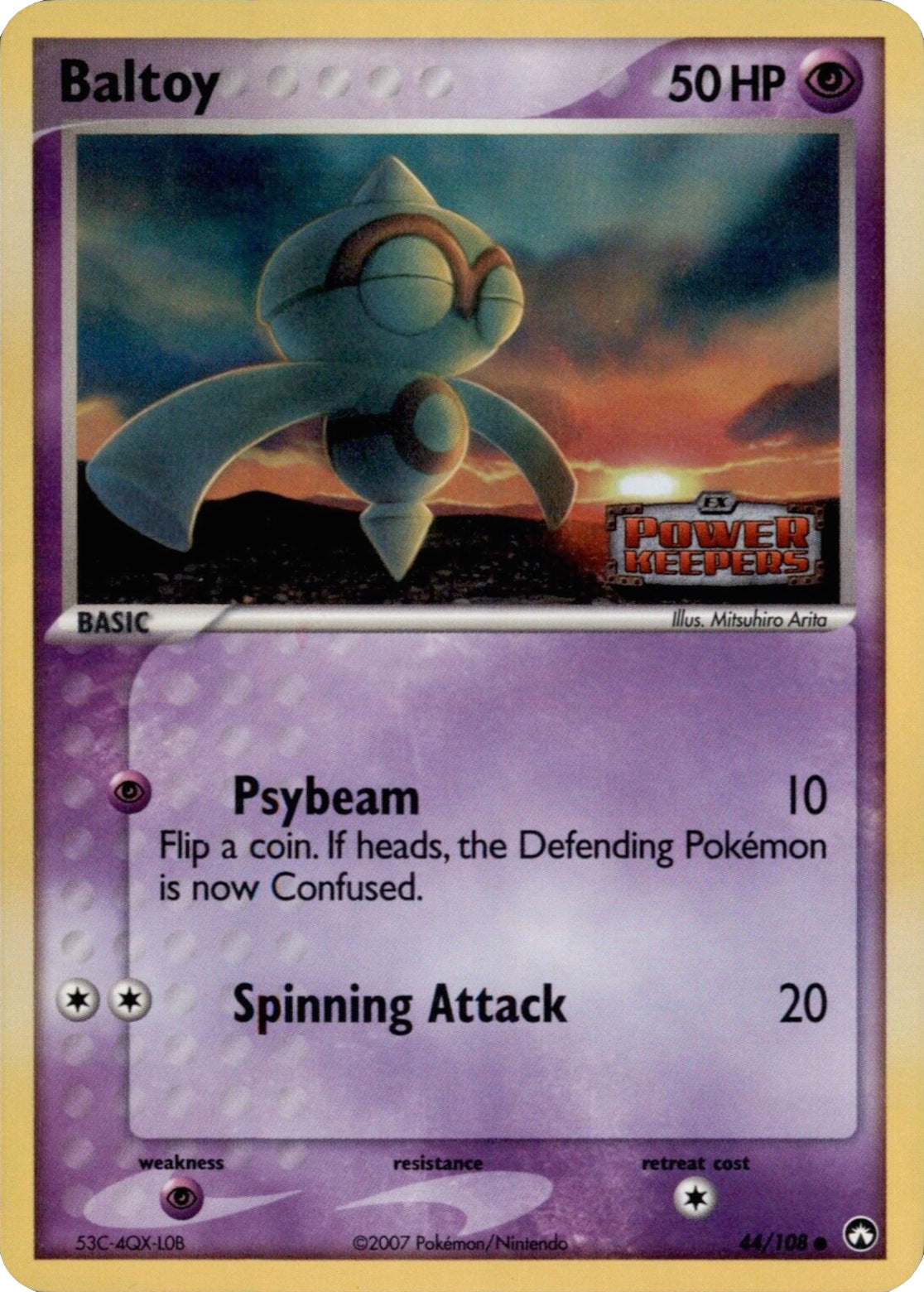 Baltoy (44/108) (Stamped) [EX: Power Keepers] | Odin's Place