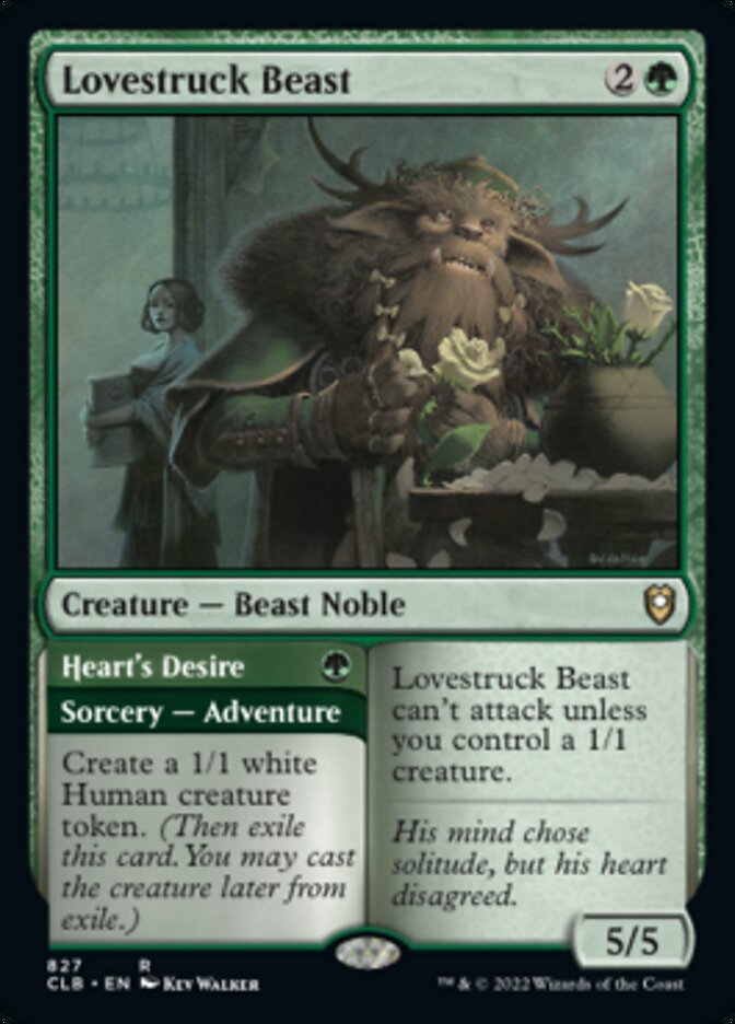 Lovestruck Beast // Heart's Desire [Commander Legends: Battle for Baldur's Gate] | Odin's Place
