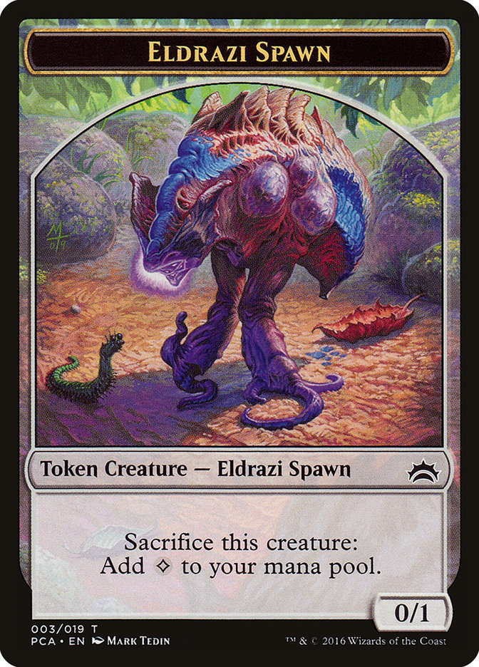 Eldrazi Spawn Token (003/019) [Planechase Anthology Tokens] | Odin's Place
